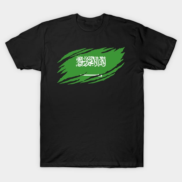 saudi arabia flag T-Shirt by s4rt4